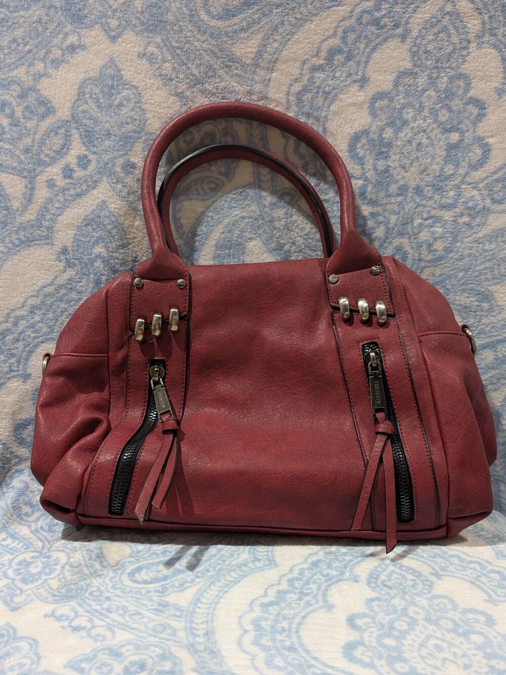 Leather Satchel Handbag